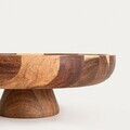 Platou servire Mooka, Homla, 30.5x11 cm, lemn, maro