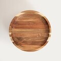 Platou servire Mooka, Homla, 30.5x11 cm, lemn, maro