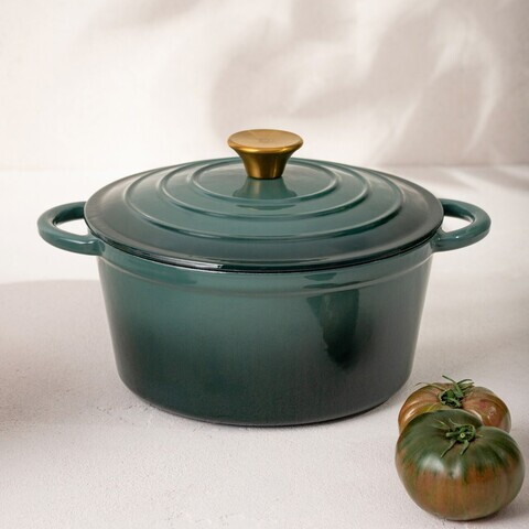 Oala Andreas, Homla, 24 cm, 4 L, fonta, verde