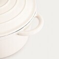 Oala Andreas, Homla, 24 cm, 4 L, fonta, crem