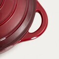 Oala Andreas, Homla, 28 cm, 2.5 L, fonta, visiniu