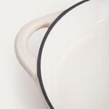Oala Andreas, Homla, 28 cm, 2.5 L, fonta, crem