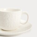 Set ceai / cafea 8 piese Beno, Homla, 150 ml, portelan, alb