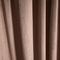 Set 2 draperii Zienna, Homla, 140x250 cm, poliester, capucino