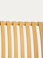 Scaun pentru gradina Valoro, Homla, 54.50x58.50x81 cm, plastic, galben