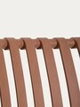 Scaun pentru gradina Valoro, Homla, 54.50x58.50x81 cm, plastic, maro deschis
