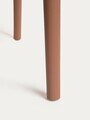 Scaun pentru gradina Valoro, Homla, 54.50x58.50x81 cm, plastic, maro deschis