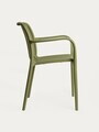 Scaun pentru gradina Valoro, Homla, 54.50x58.50x81 cm, plastic, verde
