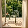 Scaun pentru gradina Valoro, Homla, 54.50x58.50x81 cm, plastic, verde inchis