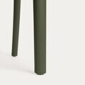 Scaun pentru gradina Valoro, Homla, 54.50x58.50x81 cm, plastic, verde inchis