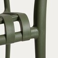 Scaun pentru gradina Valoro, Homla, 54.50x58.50x81 cm, plastic, verde inchis