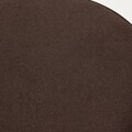 Taburet Ollera, Homla, 46.5x41 cm, MDF/poliester, maro inchis