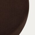 Taburet Ollera, Homla, 65x36 cm, MDF/poliester, maro inchis
