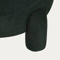 Taburet Ollera, Homla, 65x36 cm, MDF/poliester, verde inchis