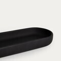 Set accesorii pentru baie 3 piese Linea Mat, Homla, ceramica, negru