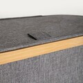 Cos de rufe Nellie, Homla, 43x17x60 cm, poliester/bambus, gri