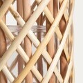 Felinar Radiant, Homla, 17x50 cm, lemn, natur
