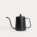Set 7 piese pentru preparare cafea pour-over Kavera, Homla, inox/sticla/plastic, negru/transparent