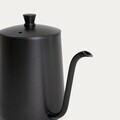 Set 7 piese pentru preparare cafea pour-over Kavera, Homla, inox/sticla/plastic, negru/transparent