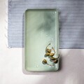Platou servire sushi Okinawa, Homla, 41x22 cm, ceramica, verde