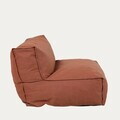 Fotoliu pentru exterior Bagsy, Homla, 95x95x80 cm, olefina/poliester, caramiziu