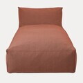 Sezlong Bagsy, Homla, 175x90x80 cm, olefina/poliester, caramiziu