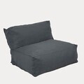 Fotoliu pentru exterior Bagsy, Homla, 95x95x80 cm, olefina/poliester, gri inchis