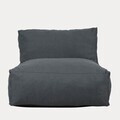 Fotoliu pentru exterior Bagsy, Homla, 95x95x80 cm, olefina/poliester, gri inchis