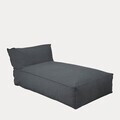 Sezlong Bagsy, Homla, 175x90x80 cm, olefina/poliester, gri inchis