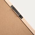 Tablou decorativ flori abstracte Saaro, Homla, 40x50x2 cm, lemn/hartie, natur
