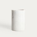 Suport pentru ustensile de bucatarie Marble, Homla, 13x10.5 cm, marmura, alb