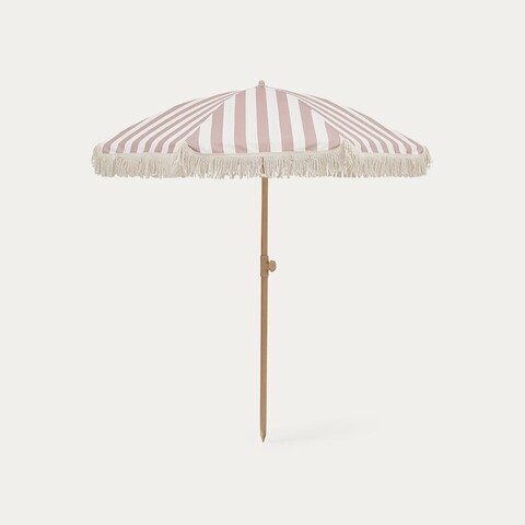 Umbrela pentru gradina/terasa Sunny, Homla, 180x160 cm, fier/poliester, bej/alb
