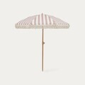 Umbrela pentru gradina/terasa Sunny, Homla, 180x160 cm, fier/poliester, bej/alb
