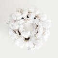 Coronita Verdea, Homla, 60 cm, plastic, alb