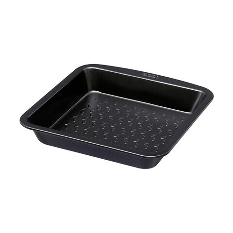 Tava patrata pentru cuptor, otel carbon, 24x24cm, 