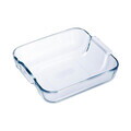 Vas patrat sticla termorezistenta, 25x21cm/2L, 