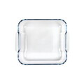 Vas patrat sticla termorezistenta, 25x21cm/2L, 