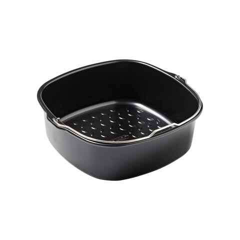 Recipient patrat pentru friteuza cu aer cald, otel, 21 x 20 cm - Pyrex