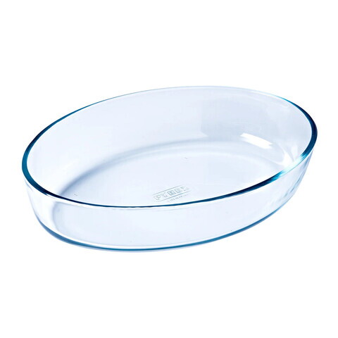 Vas oval, sticla termorezistenta, 35x24cm/3,1L, 