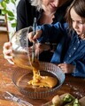 Tava tarta flan, din sticla termorezistenta, 26cm, 