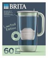 Cana filtranta Editie Aniversara 60 ani, din sticla, BRITA, 2,5 L, Maxtra PRO (lightgreen)