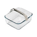 Vas pentru airfryer, cu maner detasabil, sticla termorezistenta, 20x18cm/2L - Pyrex