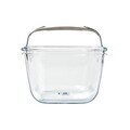 Vas pentru airfryer, cu maner detasabil, sticla termorezistenta, 20x14cm/1,5L - Pyrex