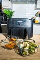 Vas pentru airfryer, cu maner detasabil, sticla termorezistenta, 20x14cm/1,5L - Pyrex