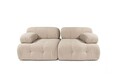 Canapea 2 locuri, Atelier del Sofa, 560ARE2156, Lemn de fag / PAL, Piersică