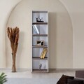Corp biblioteca, Hanah Home, Milano, 45x170x40 cm, PAL, Alb/Maro