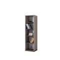 Corp biblioteca, Hanah Home, Milano, 45x170x40 cm, PAL, Alb/Maro