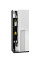 Corp biblioteca, Hanah Home, Relax, 61x160x41 cm, PAL, Alb / Antracit / Galben / Maro