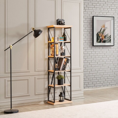 Corp biblioteca, Hanah Home, Polo, 47x168x31 cm, PAL, Maro