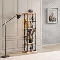 Corp biblioteca, Hanah Home, Polo, 47x168x31 cm, PAL, Maro